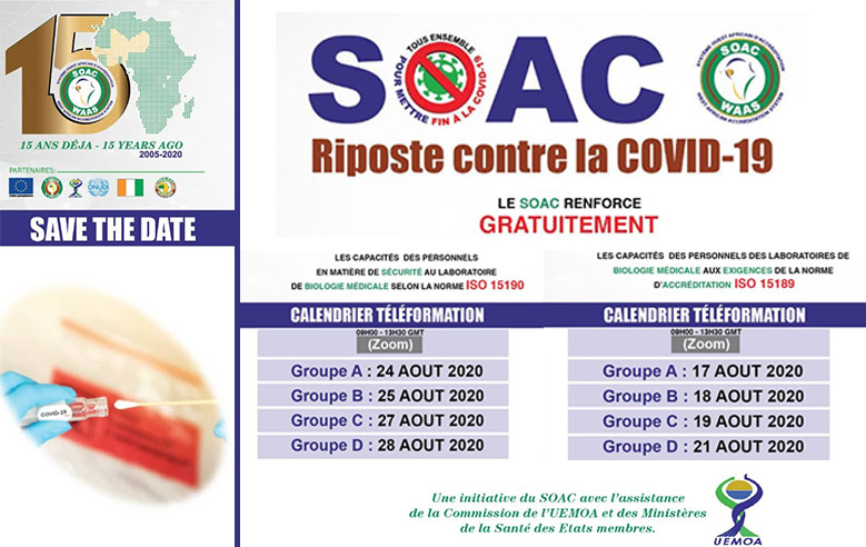 WAAS - Capacity building on ISO15189 (accreditation) and ISO 15190 (safety) standards in medical laboratories. 