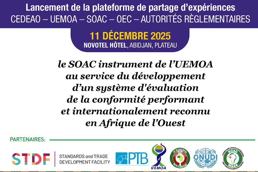 SOAC  : Sécurité sanitaire des produits alimentaires & Compétitivité: Une alliance stratégique pour l’Afrique de l’Ouest